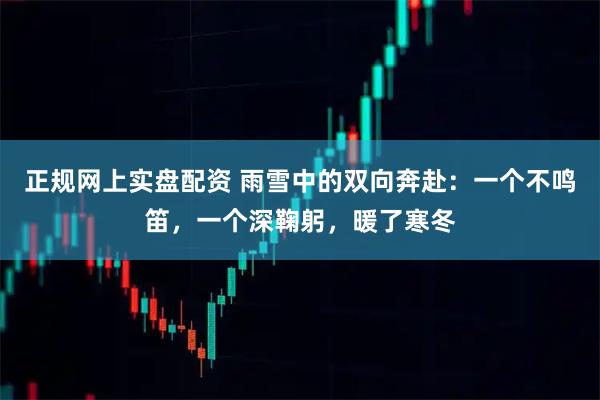 正规网上实盘配资 雨雪中的双向奔赴：一个不鸣笛，一个深鞠躬，暖了寒冬